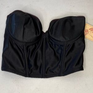 NWT Empire intimates 1681 vintage black strapless bra size 34D